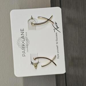 Wishbone Earrings Gold